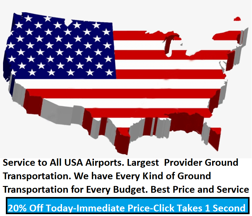 Service to All Airports. Largest Provider Ground Transportation.We have Every Kind of Ground Transportation for every Budget. Best Price and Service 